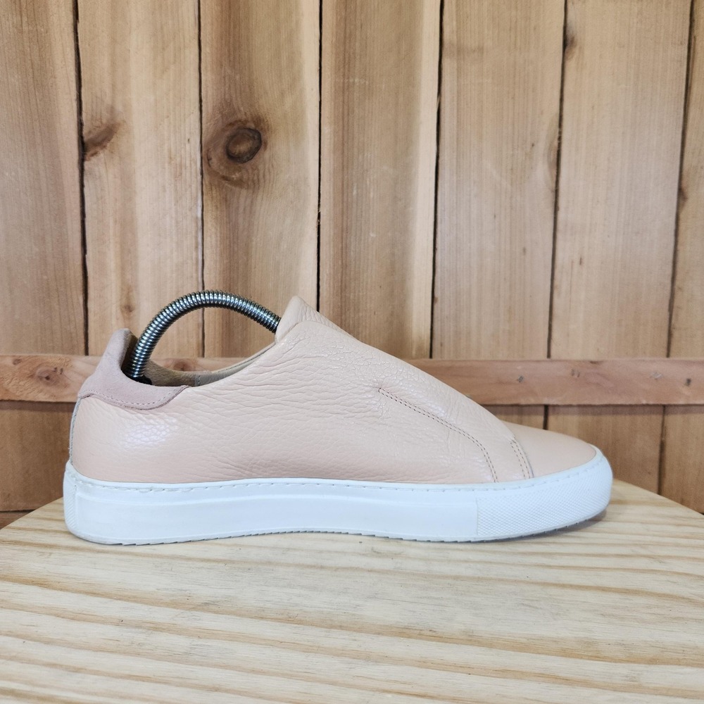 Axel Arigato Clean 90 Shoes Mens 9 Beige Leather Slip On Casual Comfort Sneakers - Picture 5 of 10